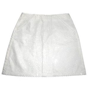 White bejeweled skirt